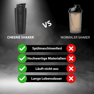 Cheerie Shaker - 750ml - Edelstahl - Inkl. Versand