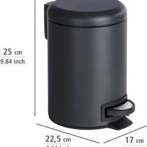 Kosmetik Treteimer Leman Schwarz