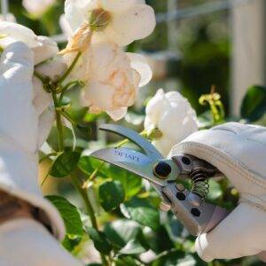 Gartenschere Bypass Gartenschere, Hochwertige Stahl-Klingen, Rosenschere