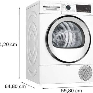 BOSCH Wärmepumpentrockner Serie 6 WQG233D00 Quick - 40'Trocknen - perfekt getrocknet in nur 40 Minuten