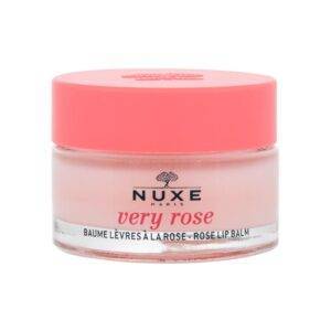 NUXE Very Rose Natürlicher Lippenbalsam mit Rosenöl für Frauen 15 g
