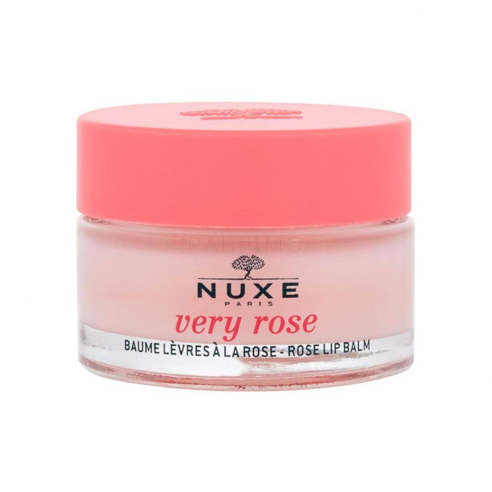 NUXE Very Rose Natürlicher Lippenbalsam mit Rosenöl für Frauen 15 g