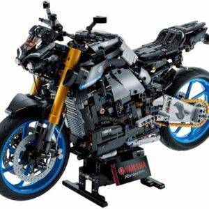 LEGO 42159 Technic Yamaha MT-10 SP Motorrad-Modellbausatz für Erwachsene, authentisches Fahrzeug-Modell mit 4-Zylinder-Motor, funktionsfähiger Lenkung und AR-App, Geschenk für Männer und Frauen