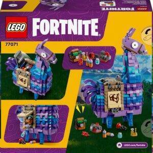 LEGO Fortnite Vorratslama, Spielzeug zum Videospiel, Lama Figur zum Spielen und Ausstellen, Geschenk für Jungen und Mädchen und Gamer ab 12 Jahren, Abenteuer Spielset 77071