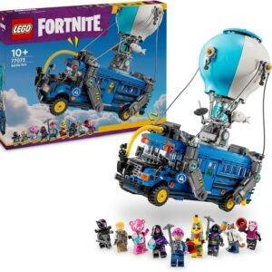 LEGO Fortnite Schlachtenbus, Spielzeug zum Videospiel mit Minifiguren, Geschenk für Gaming Fans ab 10 Jahren, Fahrzeug Bauset für Kinder, Kreatives Geschenk zum Geburtstag oder zu Weihnachten 77073