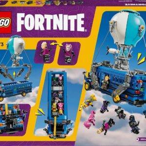 LEGO Fortnite Schlachtenbus, Spielzeug zum Videospiel mit Minifiguren, Geschenk für Gaming Fans ab 10 Jahren, Fahrzeug Bauset für Kinder, Kreatives Geschenk zum Geburtstag oder zu Weihnachten 77073