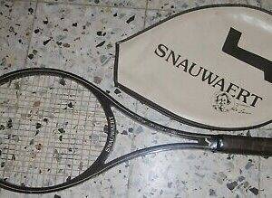 tennis schläger snauwaert rod laver fibre composed mid racket alt gebraucht deko