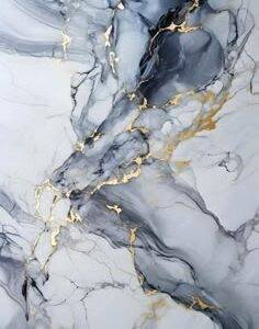 Moderne Wanddekoration in edler Marmoroptik