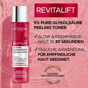 L'ORÉAL PARIS Gesichtspeeling Revitalift Peeling Toner mit hoher Wirkungskraft