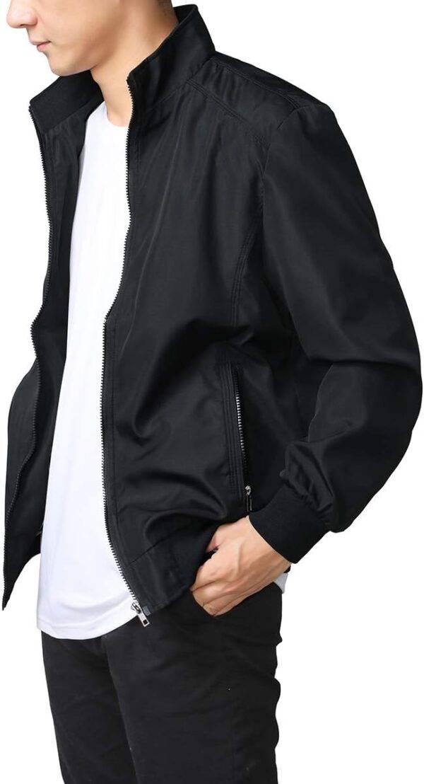 Herren Jacke Leichte Freizeit Übergangsjacke Langarm Sommer Bomberjacke Outdoor Sportjacke