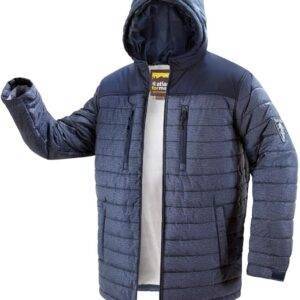 Blaue Steppjacke - Warm und leicht - Verfügbar