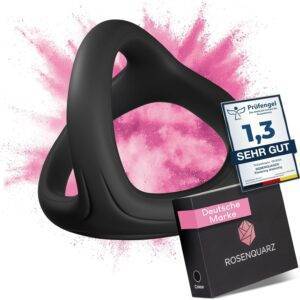 Premium Dreieckiger Penisring für eine längere und härtere Erektion,Penisring Dreier Cockring aus medizinischem Silikon Sexspielzeug Cockringe Bondage