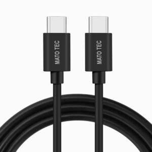 ALPHA ELECTRONICS Schnellladekabel passt für Samsung Galaxy S23 S22 S21 S20 S10 Smartphone-Kabel USB-C, USB-C, Schnellladekabel