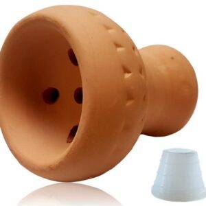 Anzündkamin Bayli Premium Shisha Kopf aus hochwertigem Ton inkl. Kopfdichtung