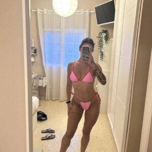 Hübscher Bikini Rosa&Pink Größe M
