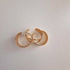 Fußringe in Gold Optik 3 Stück gebraucht