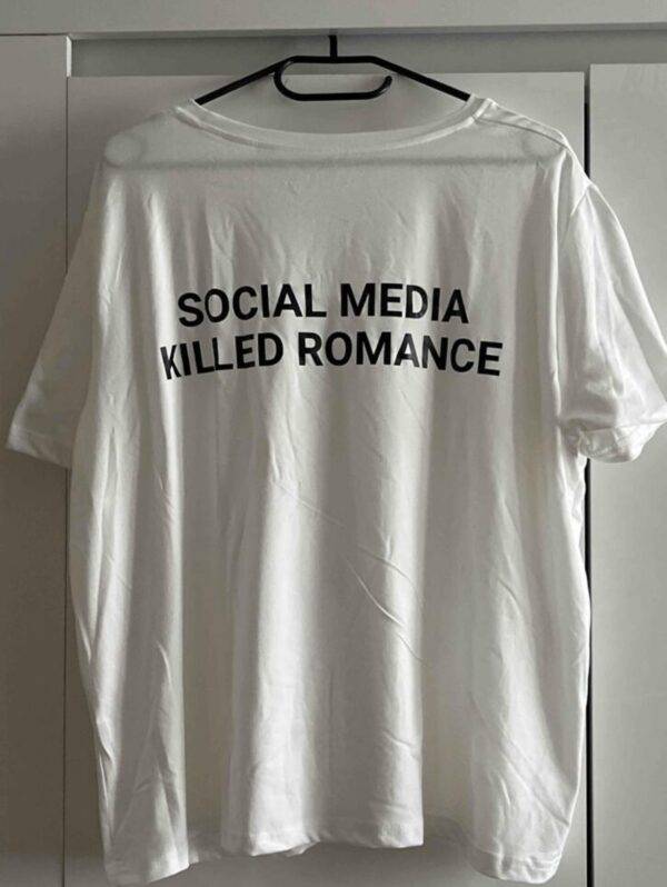 Tshirt XL weiß mit Schrift in Schwarz Herren/Damen gebraucht