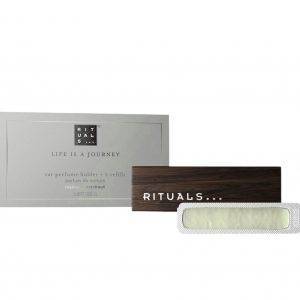 RITUALS Raumduft The Rituals Homme Sport Life is a Journey Autoparfum - Car Perfume (2 x 3 gr Auto-Lufterfrischer), Mit rauchigem Lederaroma, Tonkabohne und Patchouli.
