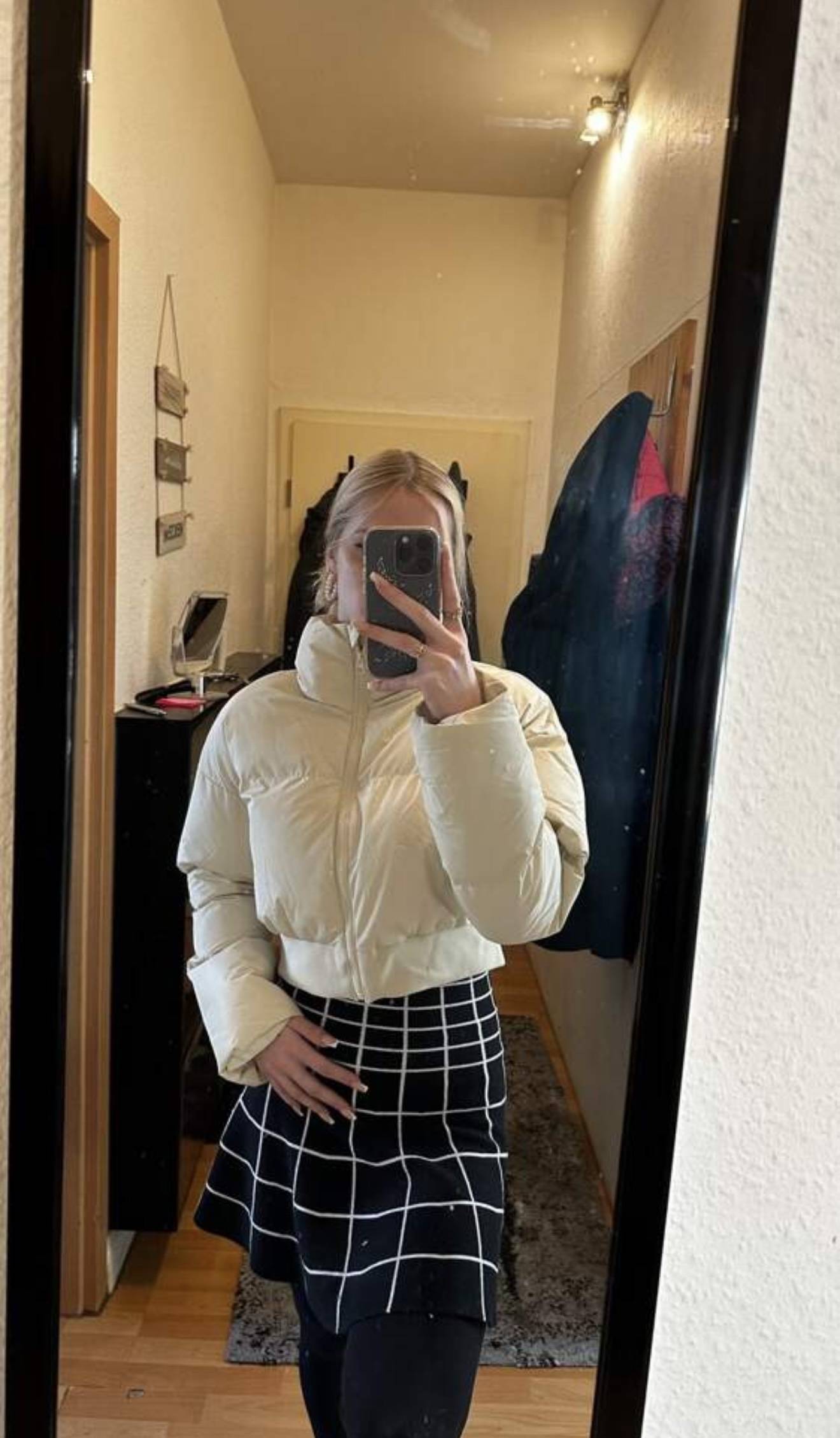 🧥 Beige Steppjacke – Größe M – Versand inkl. 🧥