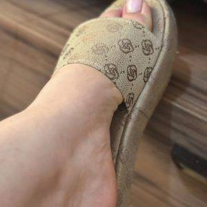 🥿 Hausschuhe braun/beige – Gr. 37 – Versand inkl. 🥿