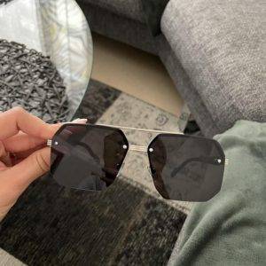 Sonnenbrille 😎 Schwarz/Silber