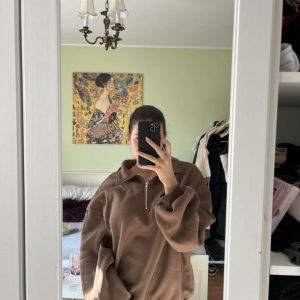 Hoodie mit Trägern & Reißverschluss 👕 – Einfarbig, Langarm, Größe XL