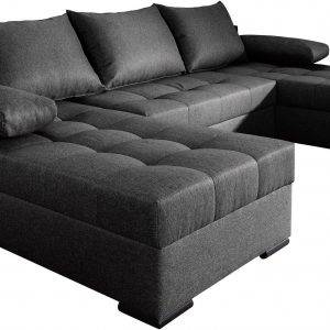 Wohnlandschaft Josy U-Form, B: 269 cm mit Bettfunktion & Bettkasten, Federkern