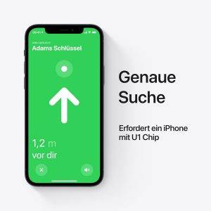 Apple AirTag - Finde und behalte Deine Sachen im Blick: Schlüssel, Geldbörsen, Gepäck, Rucksäcke und mehr. Einfaches Einrichten mit iPhone oder iPad. Austauschbare Batterie NEU