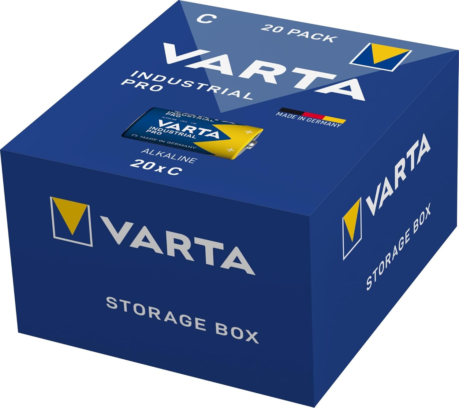VARTA Batterien C Baby, 20 Stück, Industrial Pro, Alkaline Batterie, 1,5V, Vorratspack, Made in Germany – Bild 2