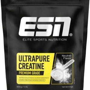 ESN Ultrapure Creatine Monohydrate, 500 g, 142 Portionen, mikrofein und perfekt löslich - made in Germany