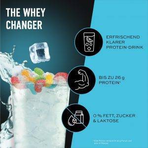 ESN ISOCLEAR Whey Isolate Protein Pulver, Sour Power, 908 g, Proteinlimo mit fruchtig leckerem Geschmack, clear Whey - made in Germany