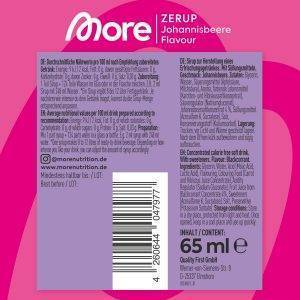 MORE Zerup, mixed 11er Bundle, 11 x 65 ml, für bis zu 88 l Fertiggetränk, zuckerfreier Sirup mit echten Fruchtextrakten, vegan, zero Kalorien - made in Germany