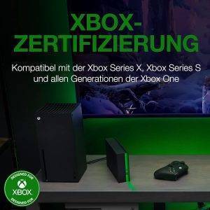Seagate Game Drive Hub Xbox 8TB, Externe Festplatte, 3.5 Zoll, USB 3.0, Xbox, grau, inkl. Data Rescue Service (STKW8000402)