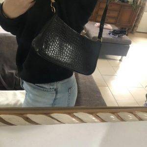 Leichte, krokodilgeprägte Handtasche – ideal für Büro, College & Reisen