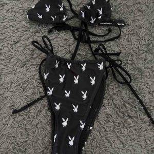 Playboy Triangel-String Bikini – Größe S