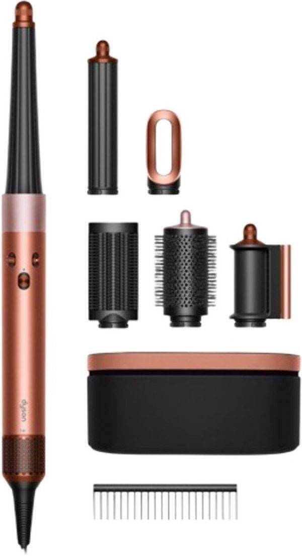 DYSON Multihaarstyler Airwrap i.d. Straight+Wavy Limited Edition, Amber Silk/Pink Champagne • Bedingungsanleitung