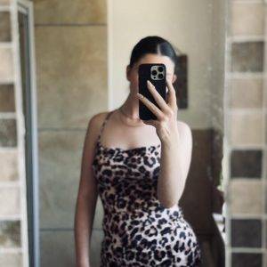 Leopard Kleid Größe S