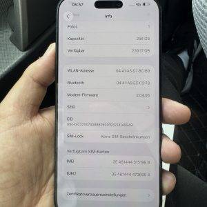 Apple iPhone 16 Pro Max 256GB schwarz