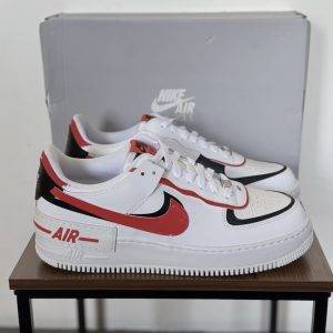 Nike Air Force 1 Low Shadow White Red 43
