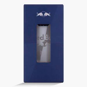 Red Bull Glas im Dosen-Design, Merch Geschenkset (für 220 ml)