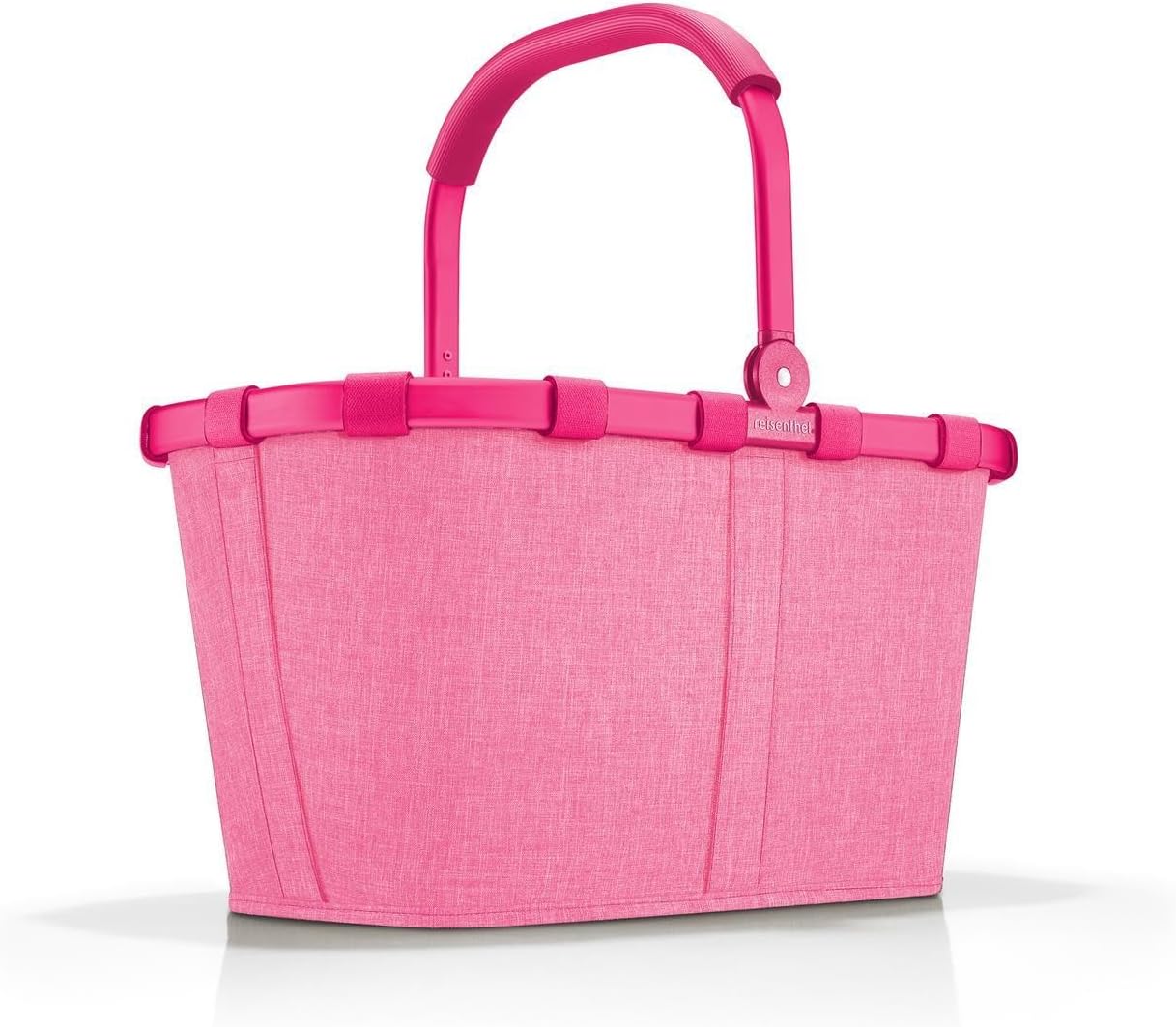 reisenthel carrybag frame twist pink – Stabiler Einkaufskorb mit viel Stauraum und praktischer Innentasche – Elegantes und wasserabweisendes Design