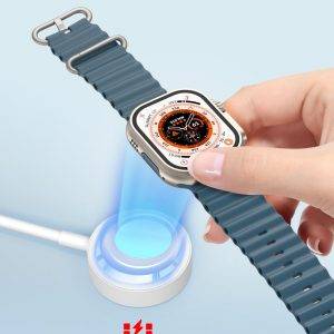 Ladekabel für Apple Watch, Tragbares Schnellladekabel USB Magnetisches Watch Ladestation Schnelles Ladegerät für iWatch Serie 11/10/9/8/7/6/5/4/3/2 Ultra 3/SE-1M