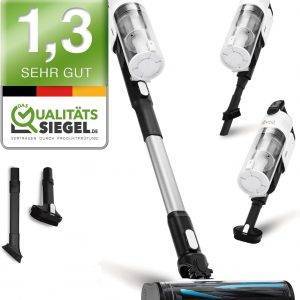 Levoit - Akku Staubsauger - Laufzeit für 75㎡ - Staubsauger Kabellos - 4-in-1 Vacuum Cleaner - 99,9 Prozent Filterleistung - Anti Tangle -Für Tierhaare/Teppiche/Hartböden/Auto - LVAC-200