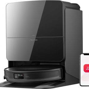 roborock Saros 10R Saugroboter mit Wischfunktion&angebbarem Wischmopp, 22,000 Pa, 7,98cm Ultra-Slim Design, StarSight System 2.0, Zero-Tangle System