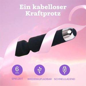 Vibrator für Frauen - Leises & Leistungsstark mit 20 Vibrationsmodi & 8 Geschwindigkeitsstufen, Duschfeste Vibration für Frauen, Sex Toys von Oliver James (Pastellrosa)