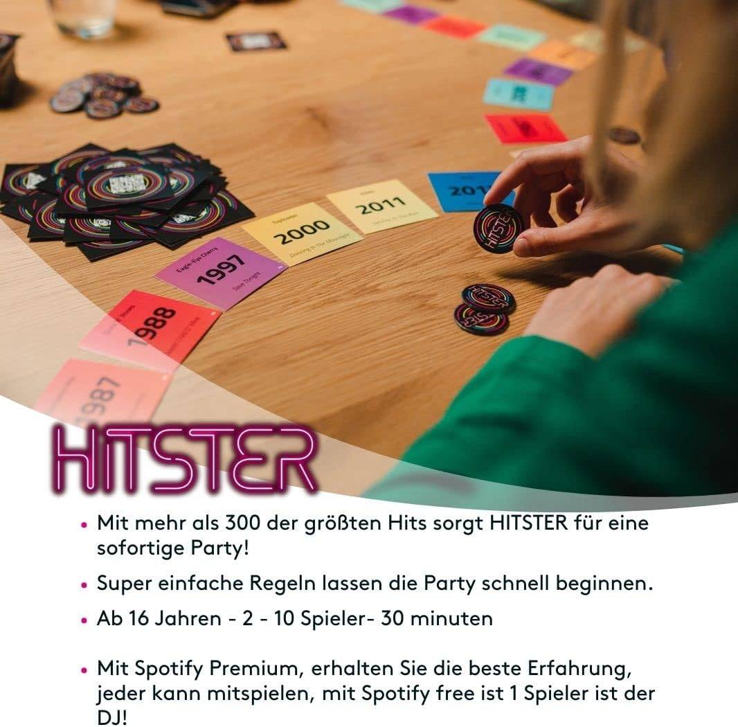 Hitster Original, EIN Party- und Kartenspiel für Erwachsene und Familien - 2 bis 10 Spieler ab 16 Jahren, Deutsch (DE) – Bild 4