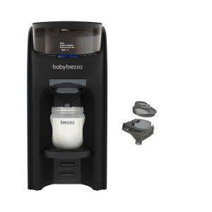 Baby Brezza Formula Pro Advanced – Automatischer Flaschenzubereiter – Mischt Milchpulver & Wasser perfekt – Mit 2 Milchpulvertrichtern (1 im Gerät, 1 extra) – 3 Temperaturen – BPA-frei – schwarz