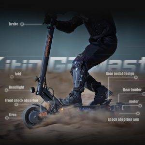 KUKIRIN G2 Master Elektroroller für Erwachsene, 52 V, 20,8 Ah Batterie für 70 km Reichweite & 20 km/h, 500W Motor & Hydraulische Federung, 10 Zoll All-Terrain-Reifen Elektroroller