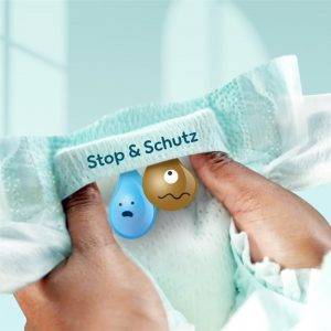 Pampers Premium Protection Größe 2, 240 Windeln, 4kg-8kg, Doppelter Schutz für die Haut und vor Auslaufen