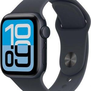 Apple Watch SE 3 GPS + Cellular Smartwatch mit Aluminiumgehäuse in Mitternacht und Sportarmband in Mitternacht (S/M). Fitness‑ und Schlaftracker, Herzfrequenzmesser, Always-On Display Verschiedene Varianten. NEU!